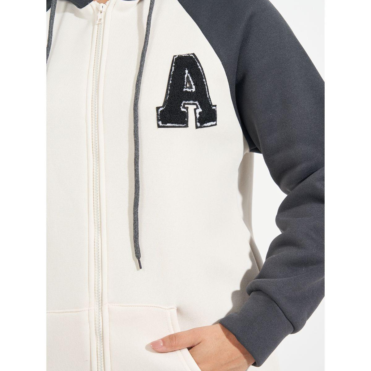 Styli Oversized Longline Color Block Zip Through Hoodie-women-winterwear-hoodiesandsweatshirts-hoodies-image-4