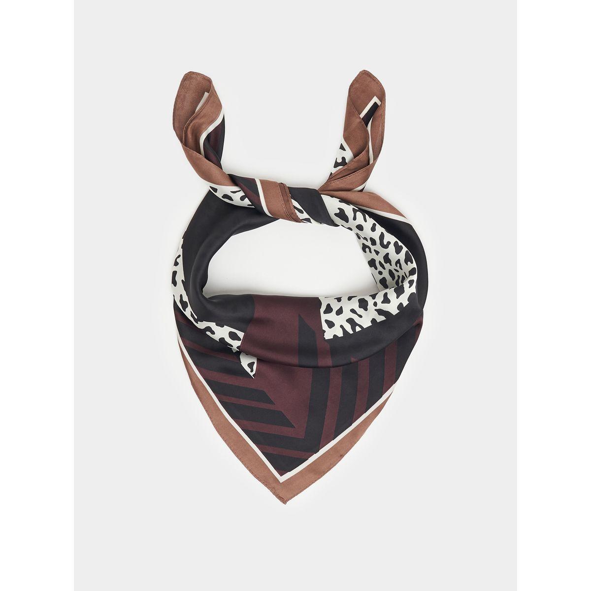 Styli Patchwork Print Scarf-women-winterwear-scarves-image-1