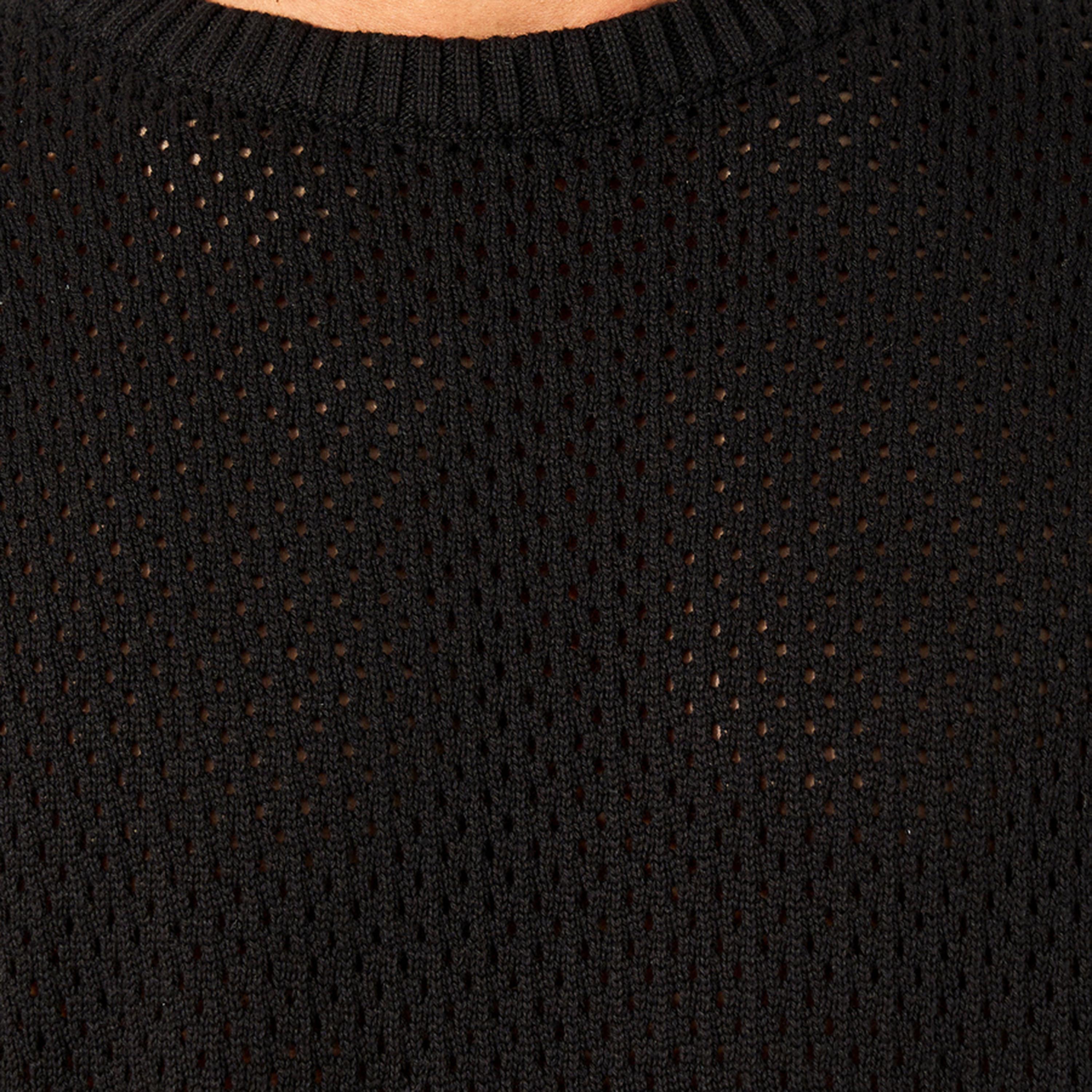 Styli Textured Knit Relaxed Fit Crew Neck Sweater-men-winterwear-sweatersandpullovers-image-3