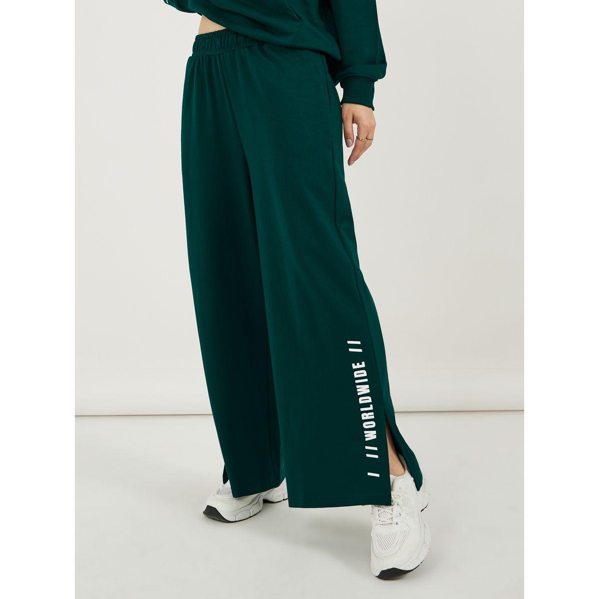Styli Oversized Printed Hoodie and Wide Leg Joggers Co-Ords-women-clothing-coordsets-image-5