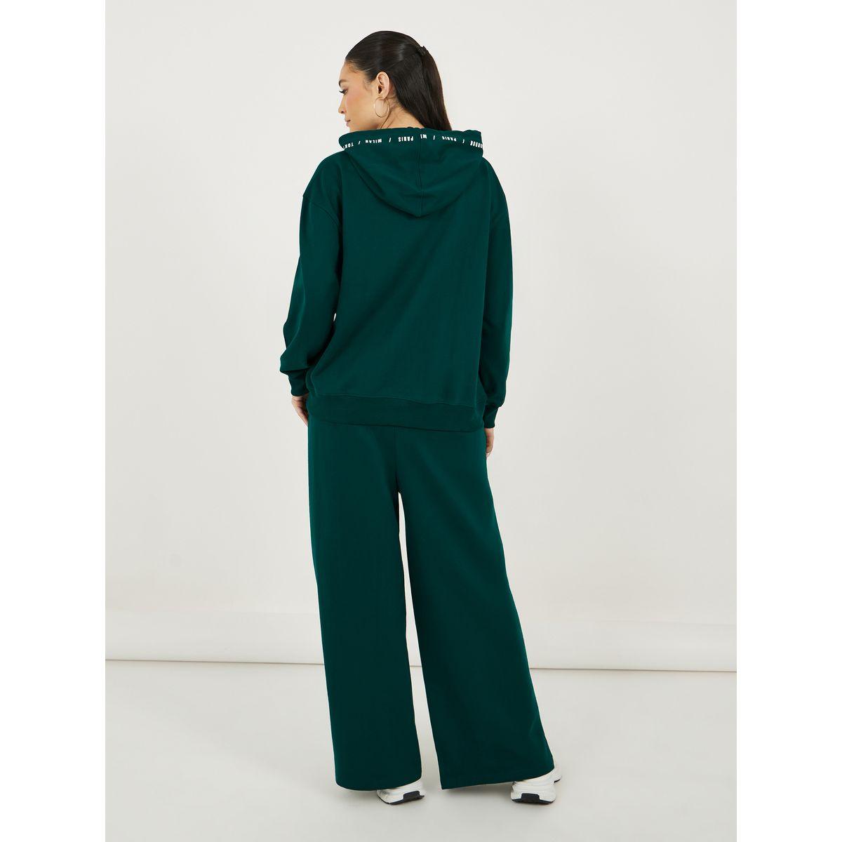 Styli Oversized Printed Hoodie and Wide Leg Joggers Co-Ords-women-clothing-coordsets-image-7