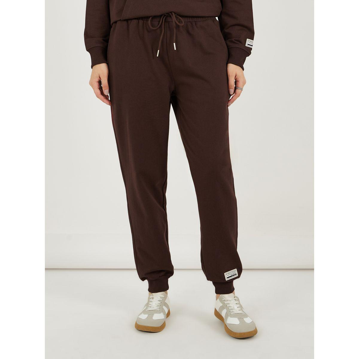 Styli Graphic Print Oversized Hoodie and Cuffed Joggers Co-Ords-women-clothing-coordsets-image-5