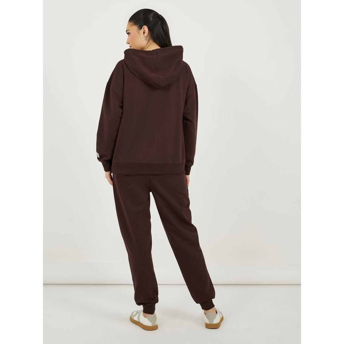 Styli Graphic Print Oversized Hoodie and Cuffed Joggers Co-Ords-women-clothing-coordsets-image-7