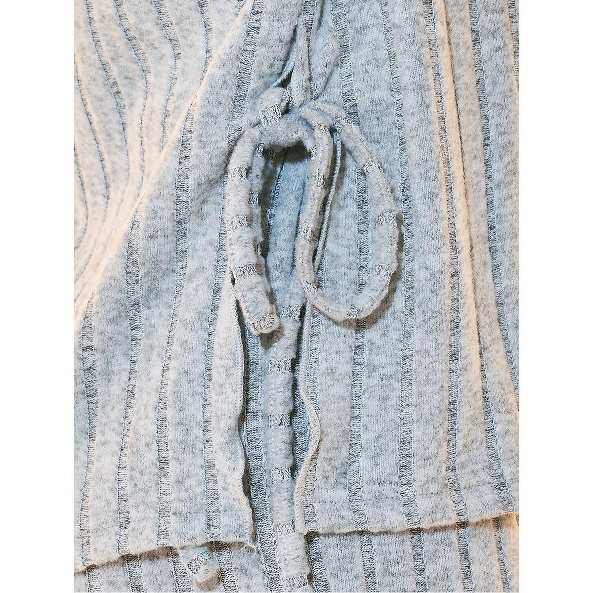 Styli Ribbed Knit Tie Detail Top & Leggings Set-women-clothing-nightwear-pyjamas-longsets-image-4