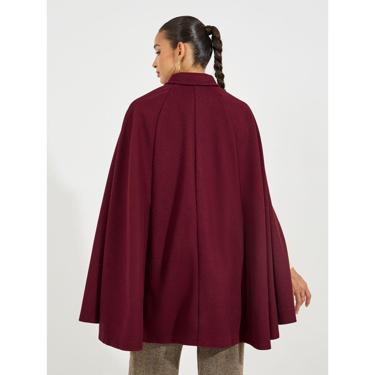 معطف فضفاض بنمط كيب-women-winterwear-coatsandjackets-coats-image-5