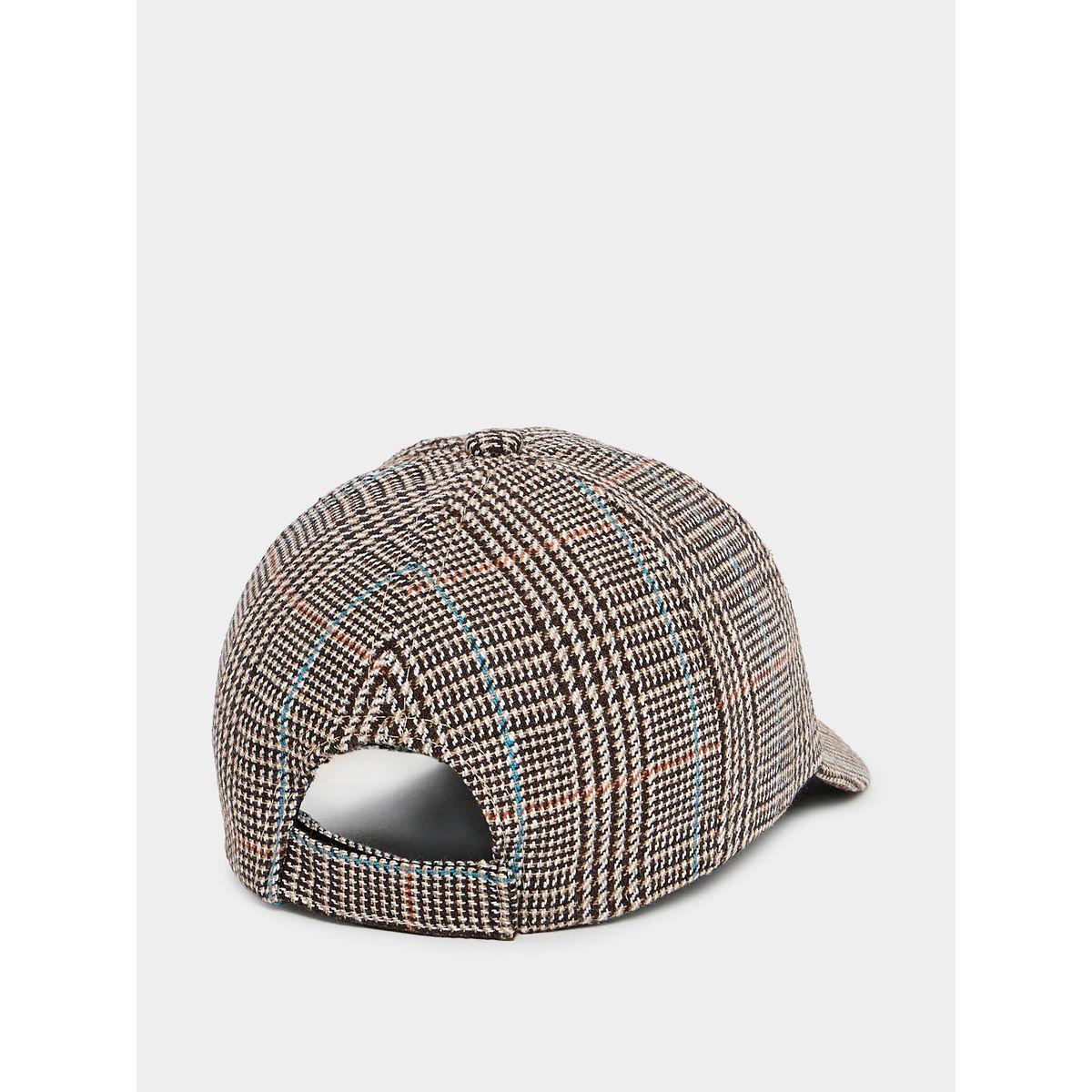 Styli Checked Pattern Cap-women-clothingaccessories-capsandhats-image-2