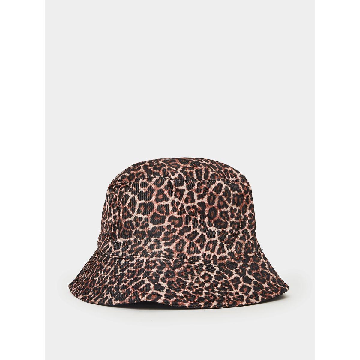 قبعة دلو بطبعة ليوبارد-women-clothingaccessories-capsandhats-image-1