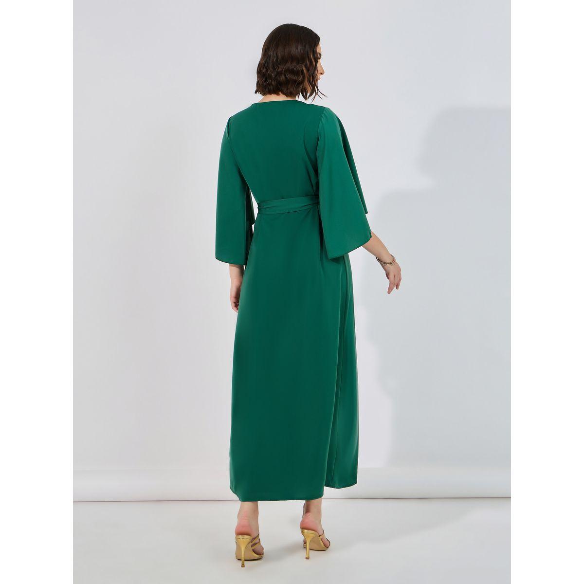 جلابية بتداخلات دانتيل وأكمام كيب-women-arabicclothing-jalabiyas-image-6