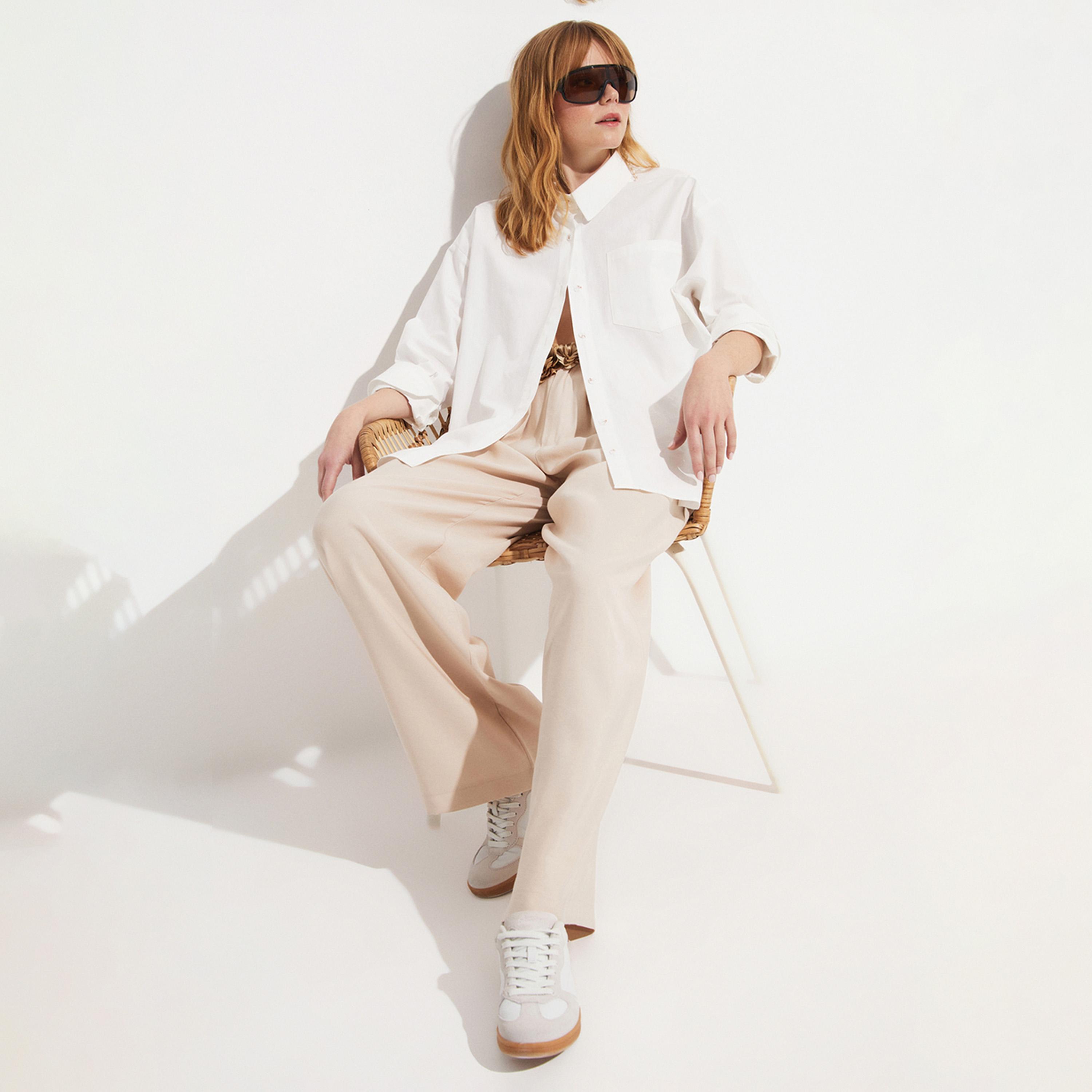 June Straight Cut Pleated Modal Woven Pants-women-clothing-bottoms-trousers-image-2