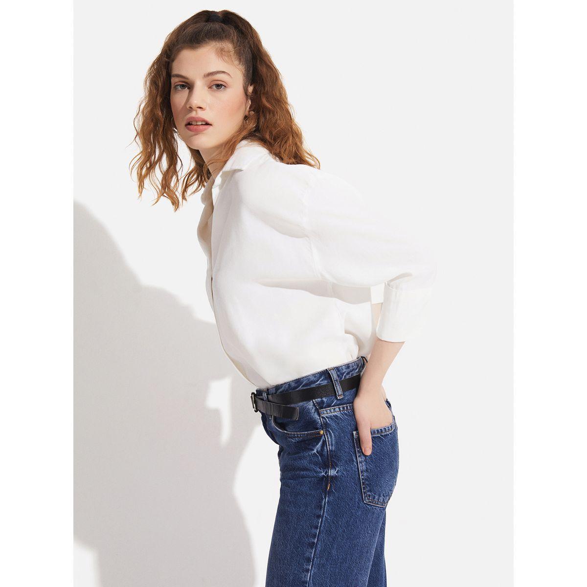 June Regular Fit Woven Shirt with Spread Collar-women-clothing-shirtsandblouses-shirts-image-4