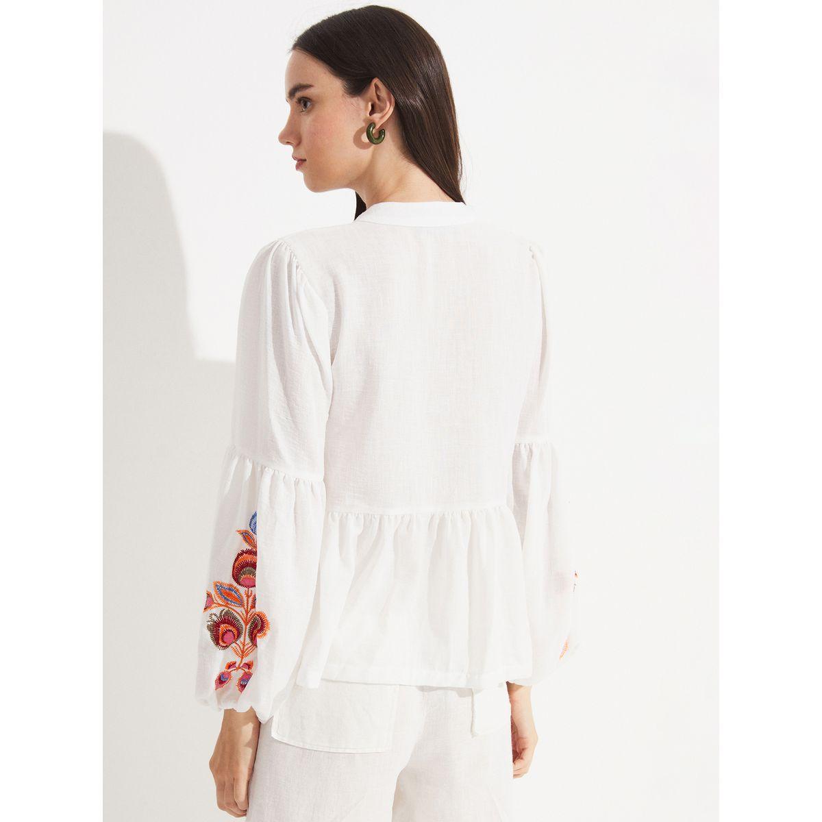 June Embroidery Detail Flounce Blouse-women-clothing-shirtsandblouses-blouses-image-3