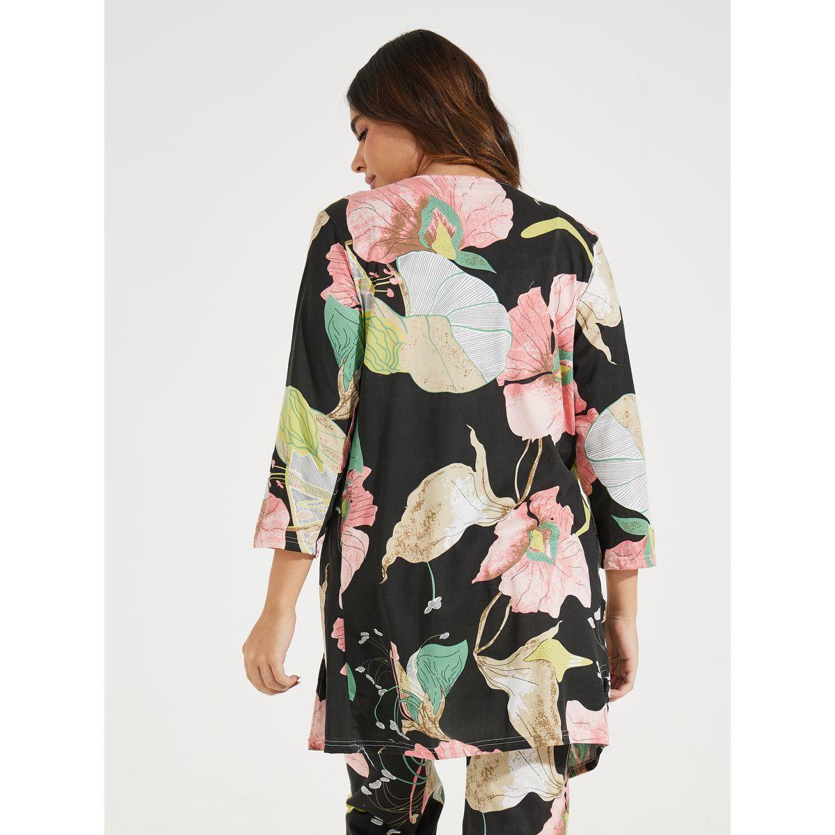 Styli Unwind Pack of 3- Floral Large Scale Cami, Robe & Pyjama-women-clothing-nightwear-pyjamas-longsets-image-8
