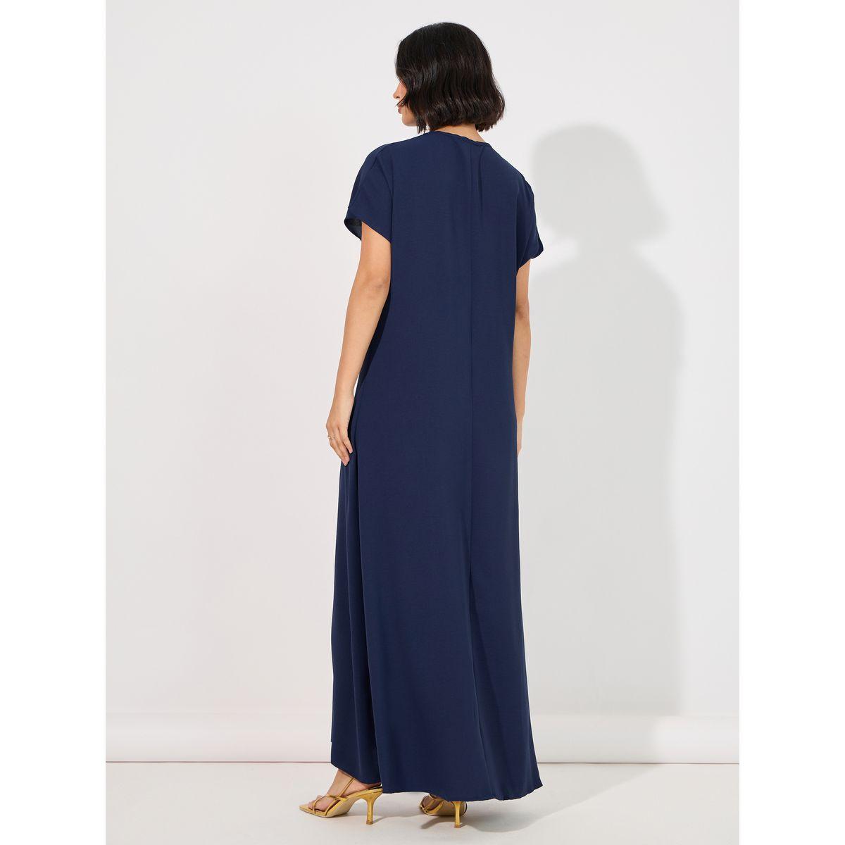 فستان طويل سادة مزين بأزرار-women-arabicclothing-jalabiyas-image-4