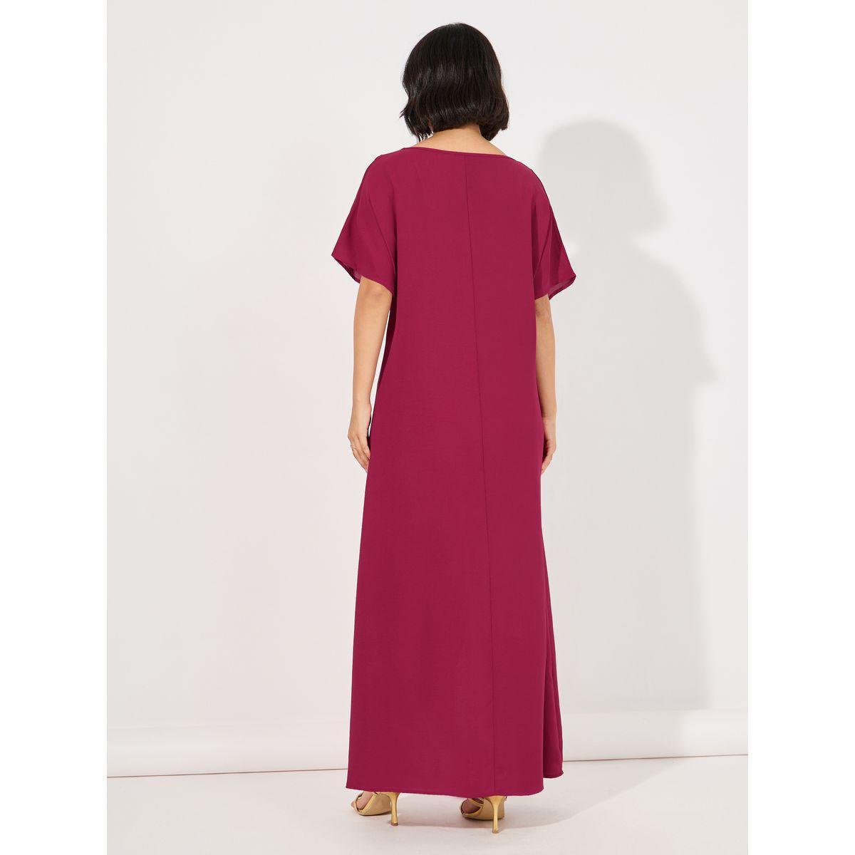 Styli Pleat Front Detail Under Abaya Dress-women-arabicclothing-jalabiyas-image-4