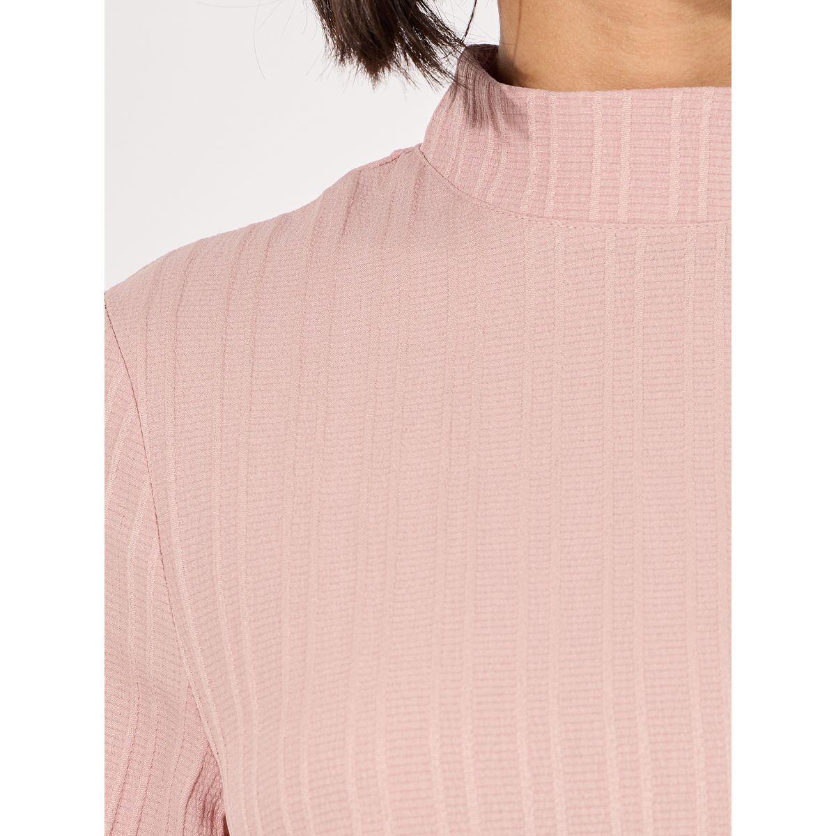 Styli Textured High Neck Jalabiya-women-arabicclothing-jalabiyas-image-3