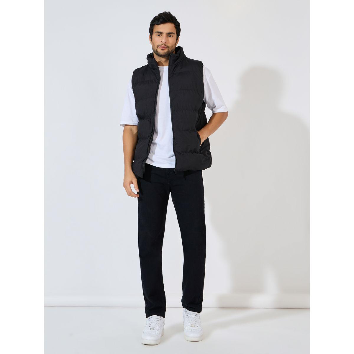 Styli Quilted Sleeveless Puffer Jacket with Zip Detail-men-clothing-jacketsandblazers-jackets-image-3