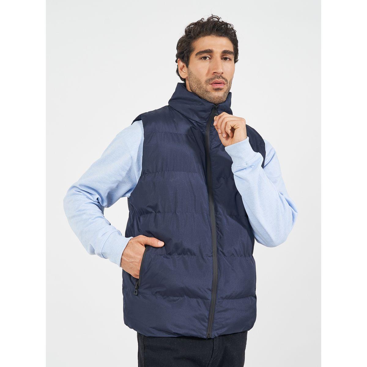 Styli Quilted Sleeveless Puffer Jacket with Zip Detail-men-clothing-jacketsandblazers-jackets-image-6