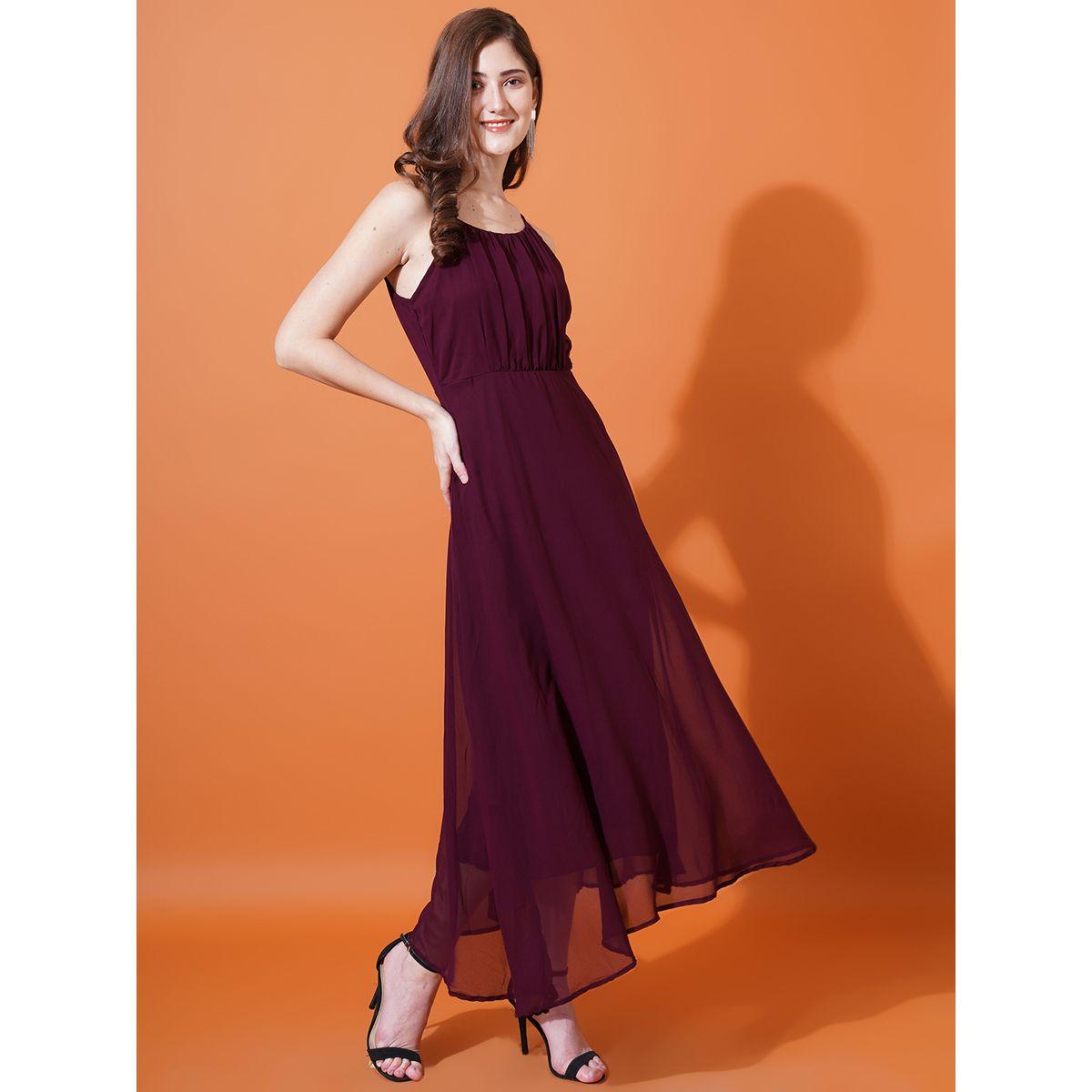 U&F X Styli  Strappy Ruffled Hem Maxi Dress-women-clothing-dresses-image-2