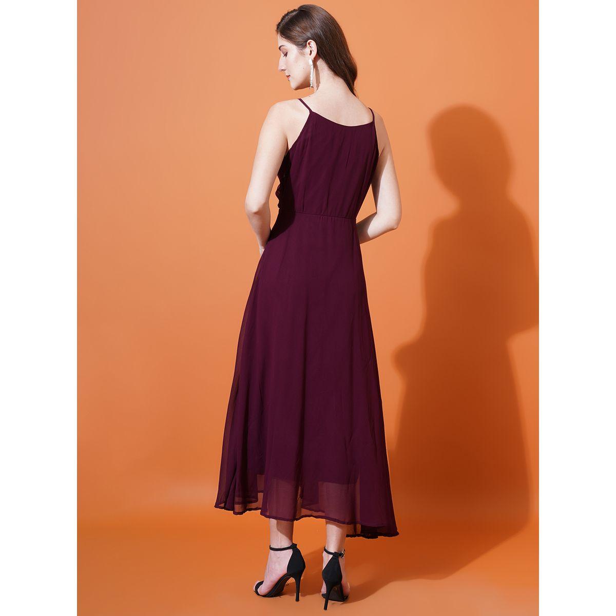 U&F X Styli  Strappy Ruffled Hem Maxi Dress-women-clothing-dresses-image-3