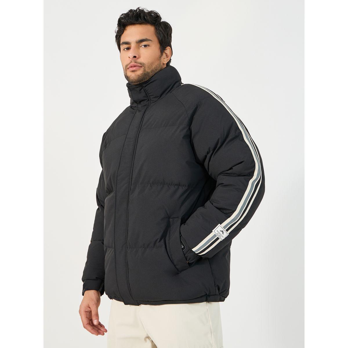 جاكيت منفوخ بخطوط مُتباينة وأزرار مخفية-men-clothing-jacketsandblazers-jackets-image-1