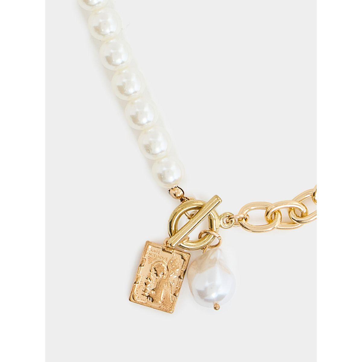 مجموعة من 2 عقد مزين بلؤلؤ صناعي-women-watchesandjewellery-jewellery-necklacesandpendants-image-3