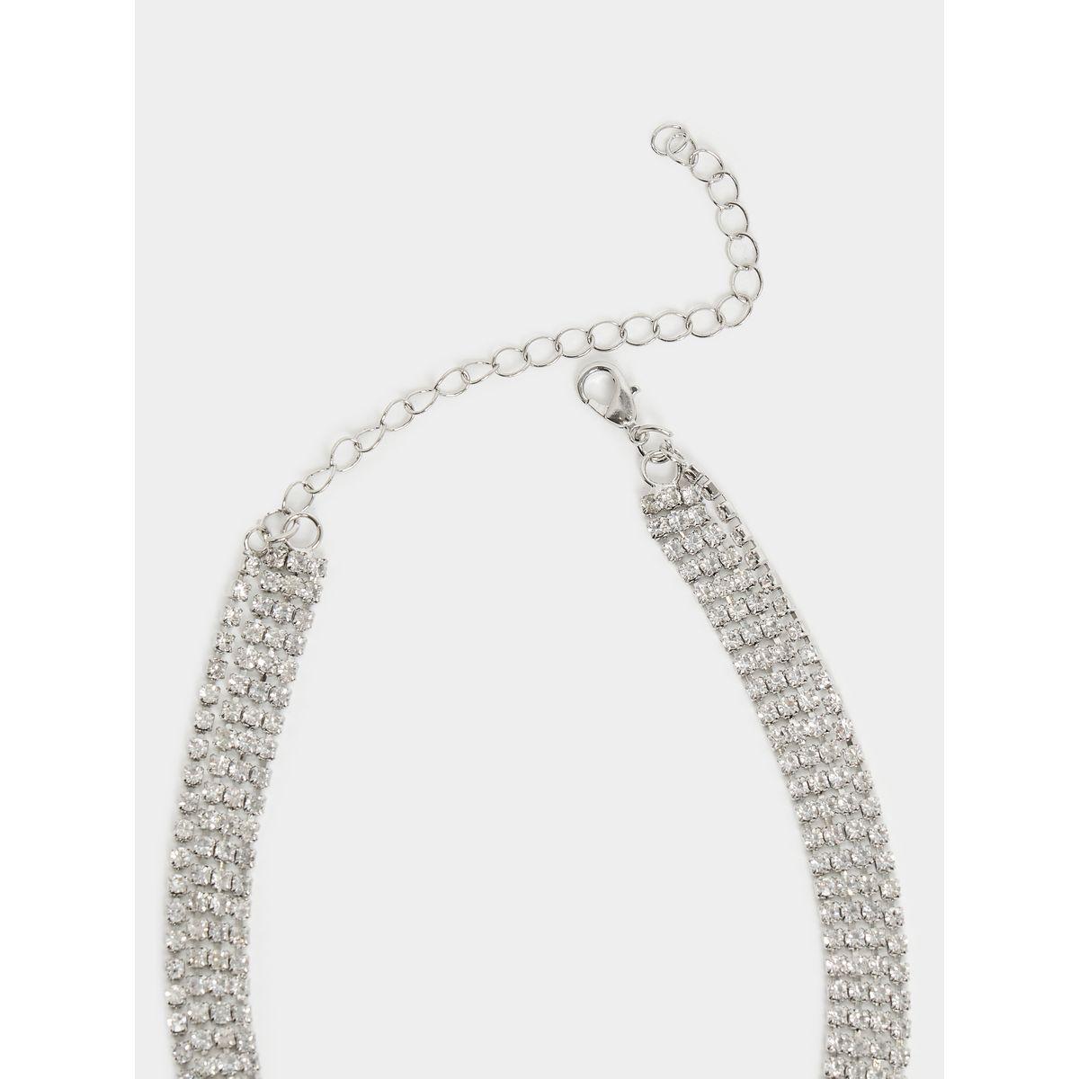 Styli Rhinestone Embellished Layered Necklace-women-watchesandjewellery-jewellery-necklacesandpendants-image-3