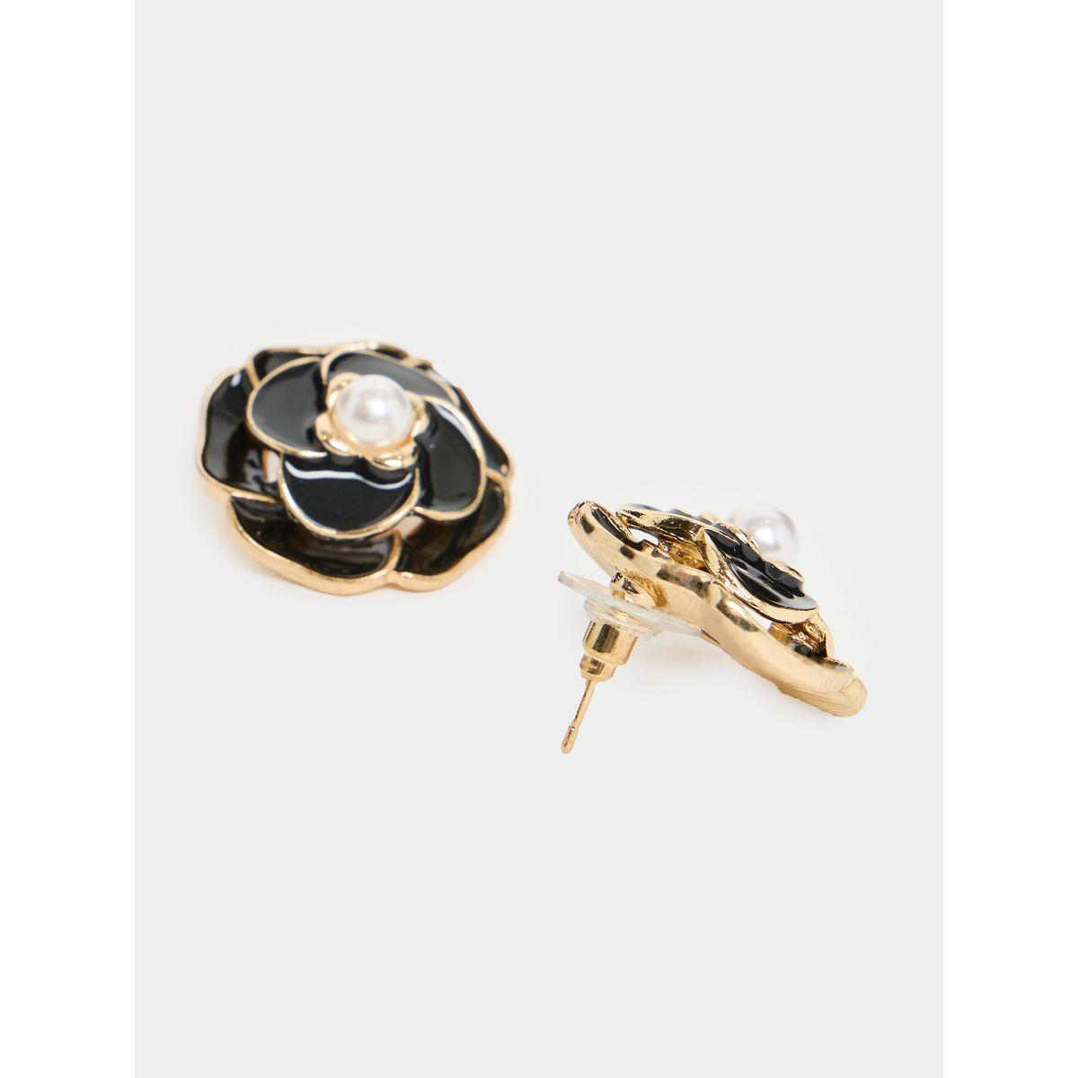 Styli Metal Floral Earrings-women-watchesandjewellery-jewellery-earrings-image-2