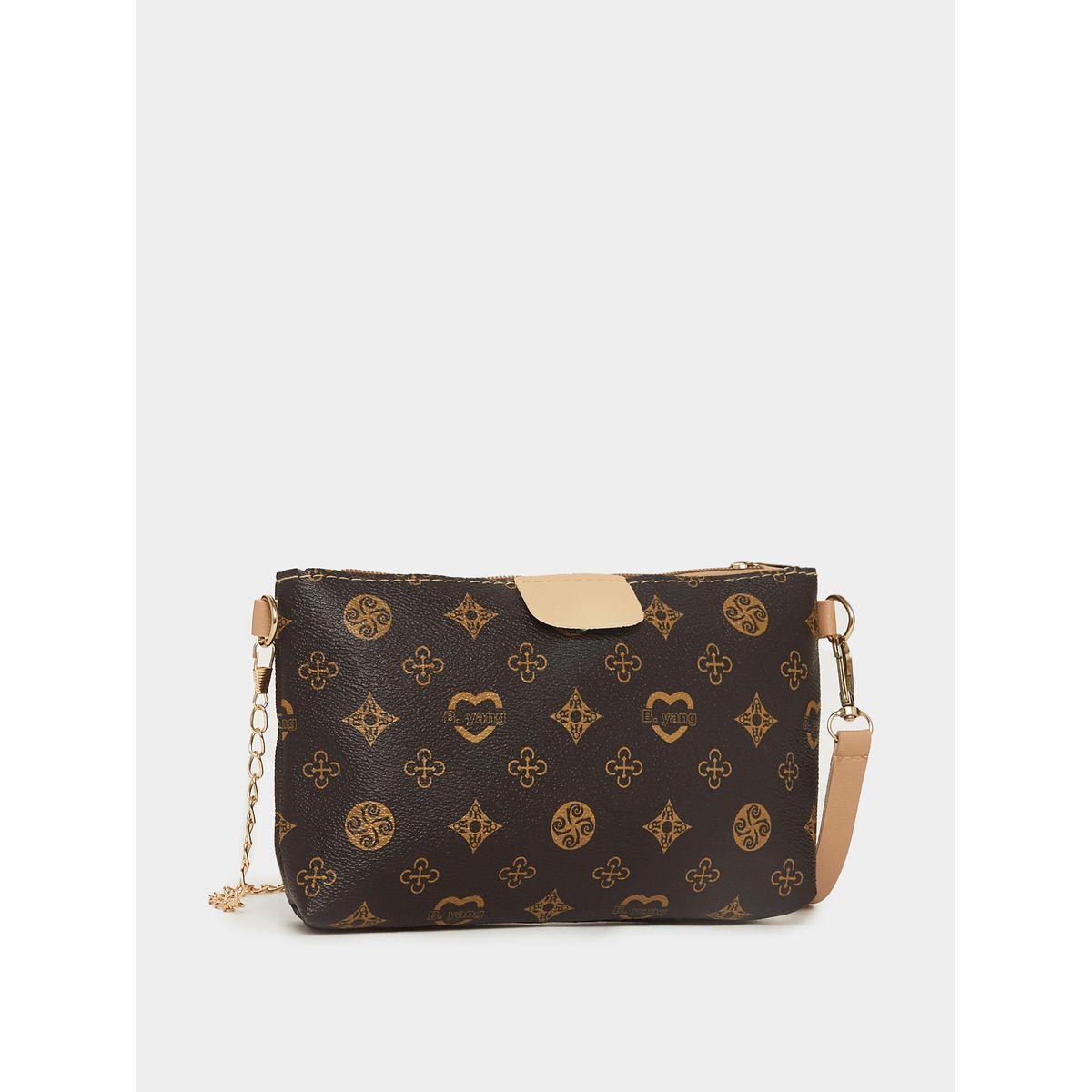 Styli Printed Wallet with Chain Strap-women-bagsandwallets-wallets-image-1