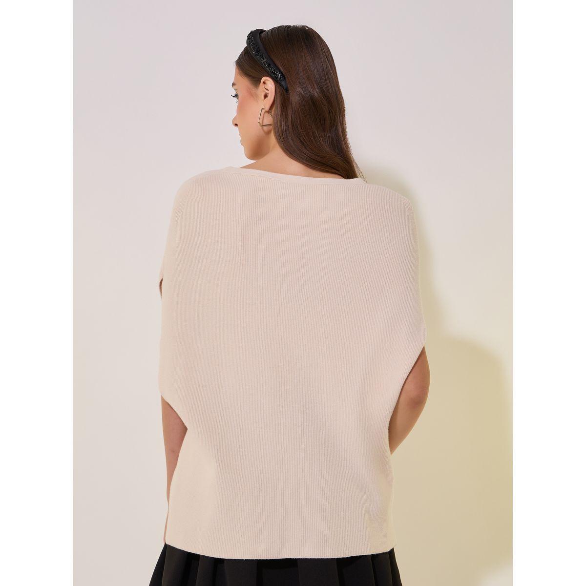 سترة سترة متماسكة الصلبة على شكل حرف V-women-winterwear-cardigansandjumpers-cardigans-image-5