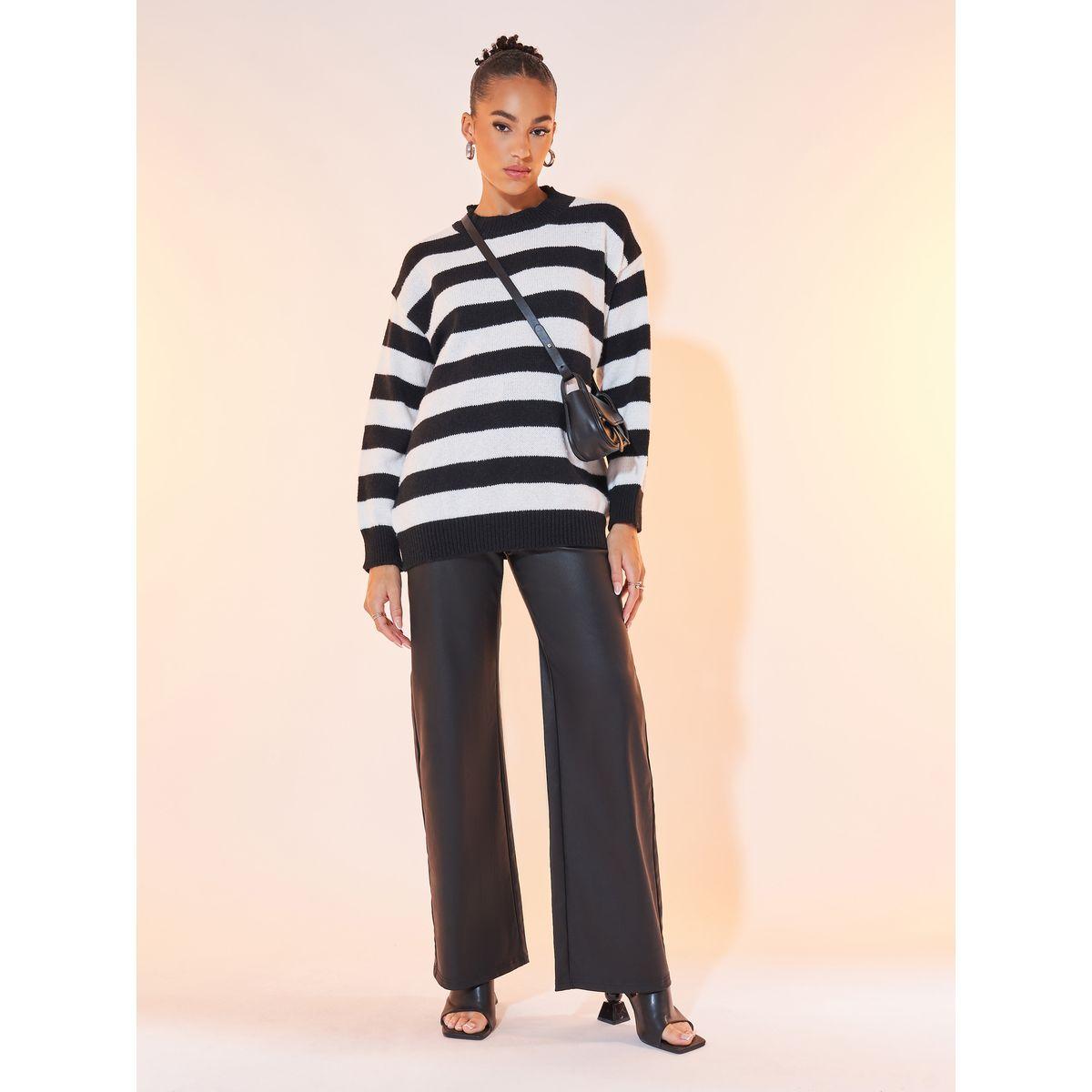 Styli Striped Dropped Shoulder Sweater-women-clothing-cardigansandjumpers-jumpers-image-2