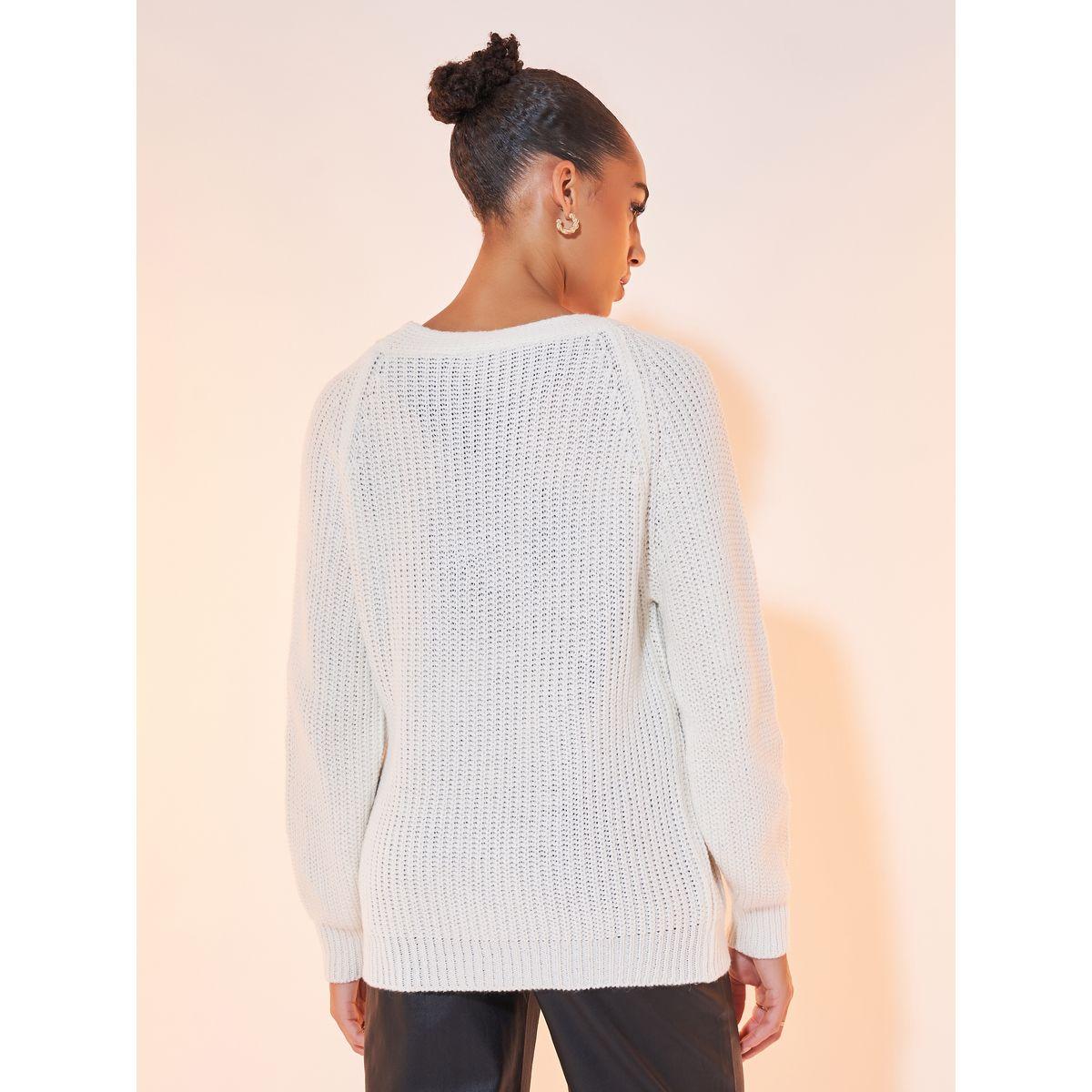 Styli Solid Button Front Cardigan With Long Sleeve-women-winterwear-cardigansandjumpers-cardigans-image-5