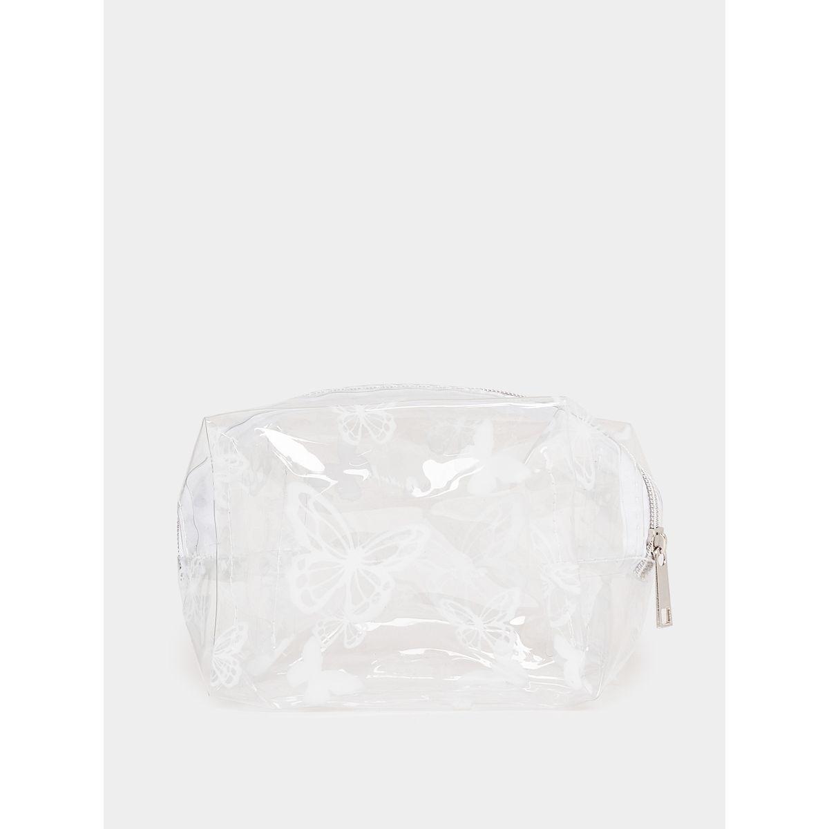 Styli Butterfly Print Transparent Wash Bag-women-bagsandwallets-handbags-image-2