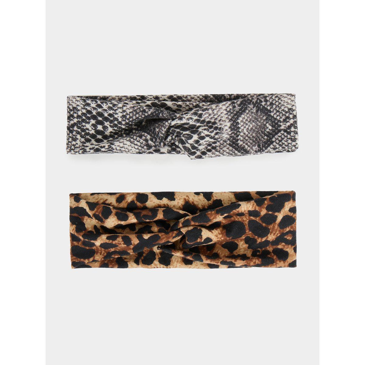 مجموعة من 2 طوق شعر بطبعة حيوان-women-hairaccessories-bands-image-5
