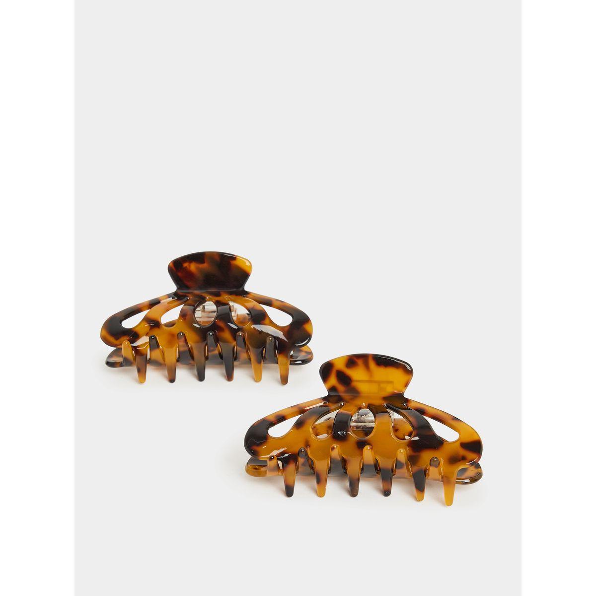 Styli Set of 2 - Tortoise Hair Claw-women-hairaccessories-bands-image-1