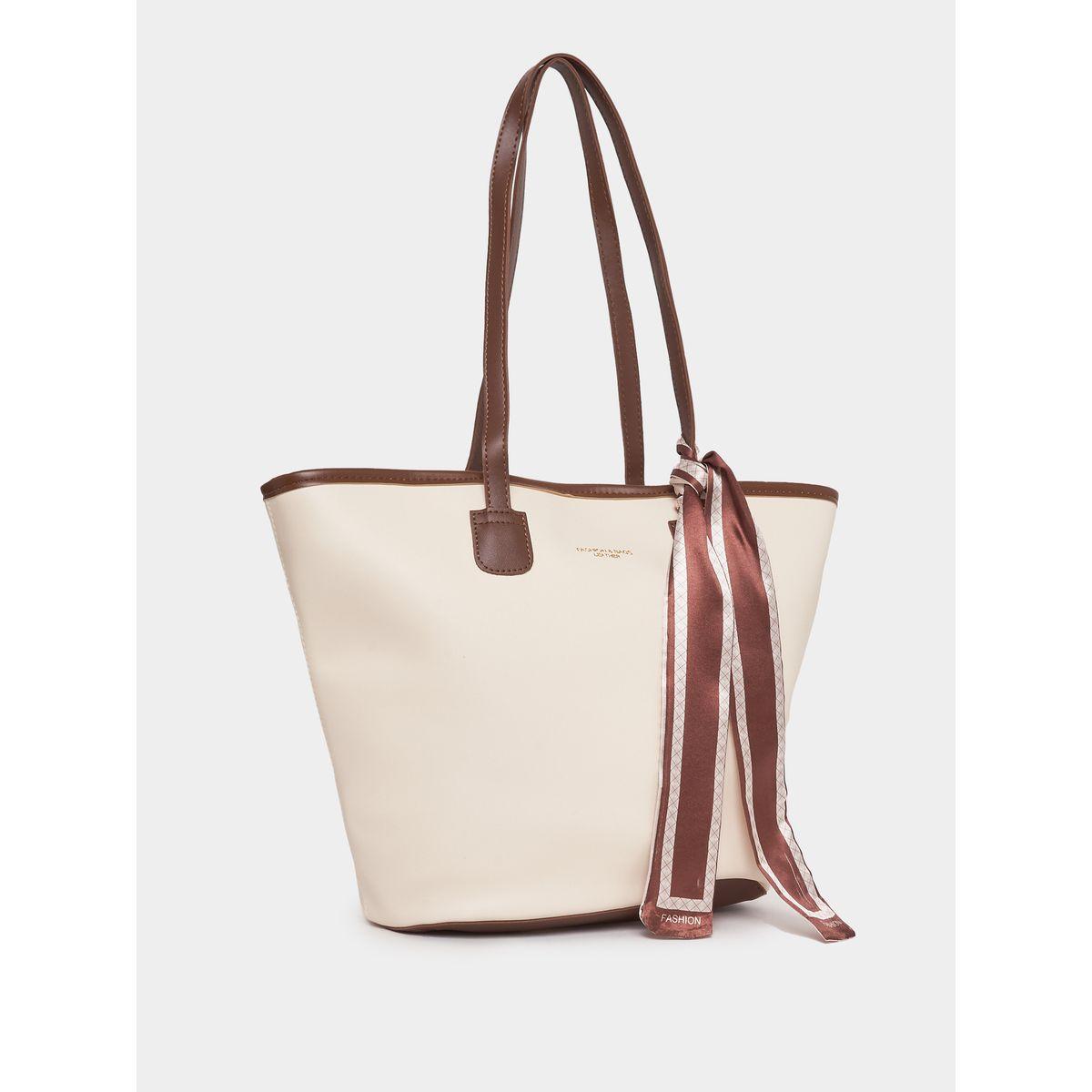 شنطة بتفاصيل مُتباينة مع وشاح رأس-women-bagsandwallets-handbags-image-1