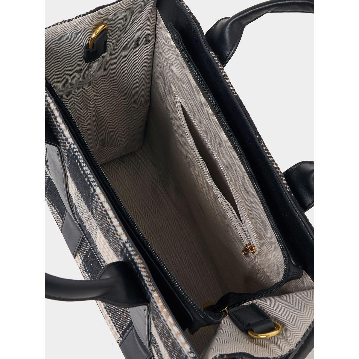 Styli Checked Design Handbag-women-bagsandwallets-handbags-image-8