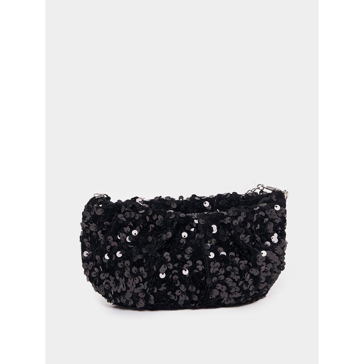 شنطة بلا يد مزينة بالترتر مع حمالة بنمط سلسلة-women-bagsandwallets-handbags-image-2