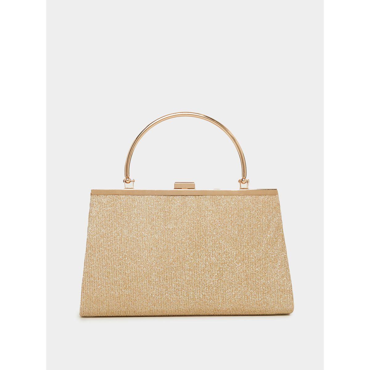 Styli Metallic Clutch Bag with Chain Strap-women-bagsandwallets-handbags-image-2