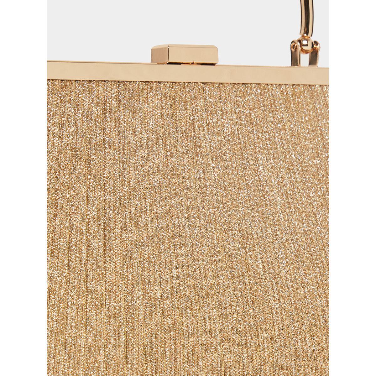 Styli Metallic Clutch Bag with Chain Strap-women-bagsandwallets-handbags-image-3