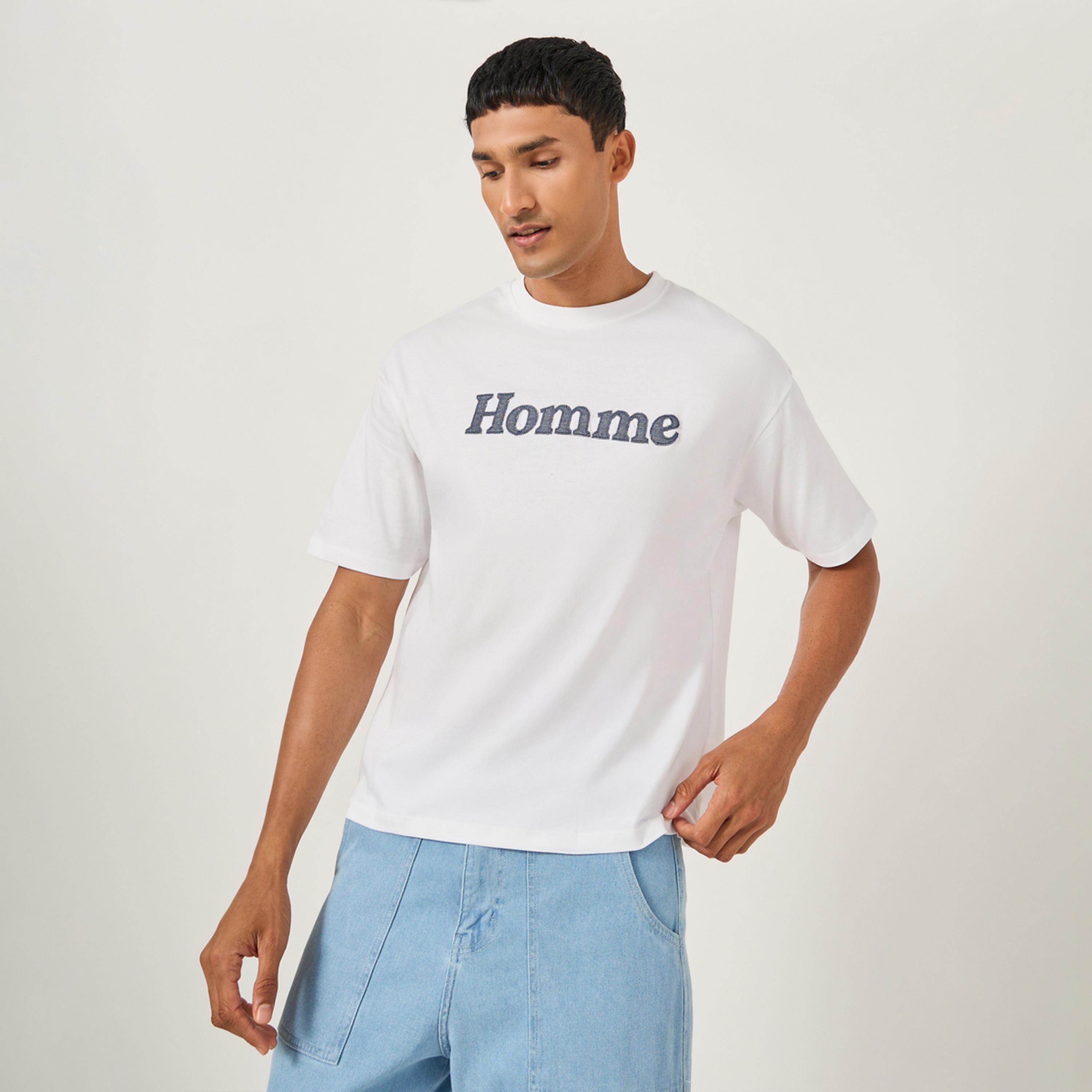 Styli Embroidered Oversized Round Neck T-Shirt-men-clothing-tshirtsandpolos-tshirts-image-1