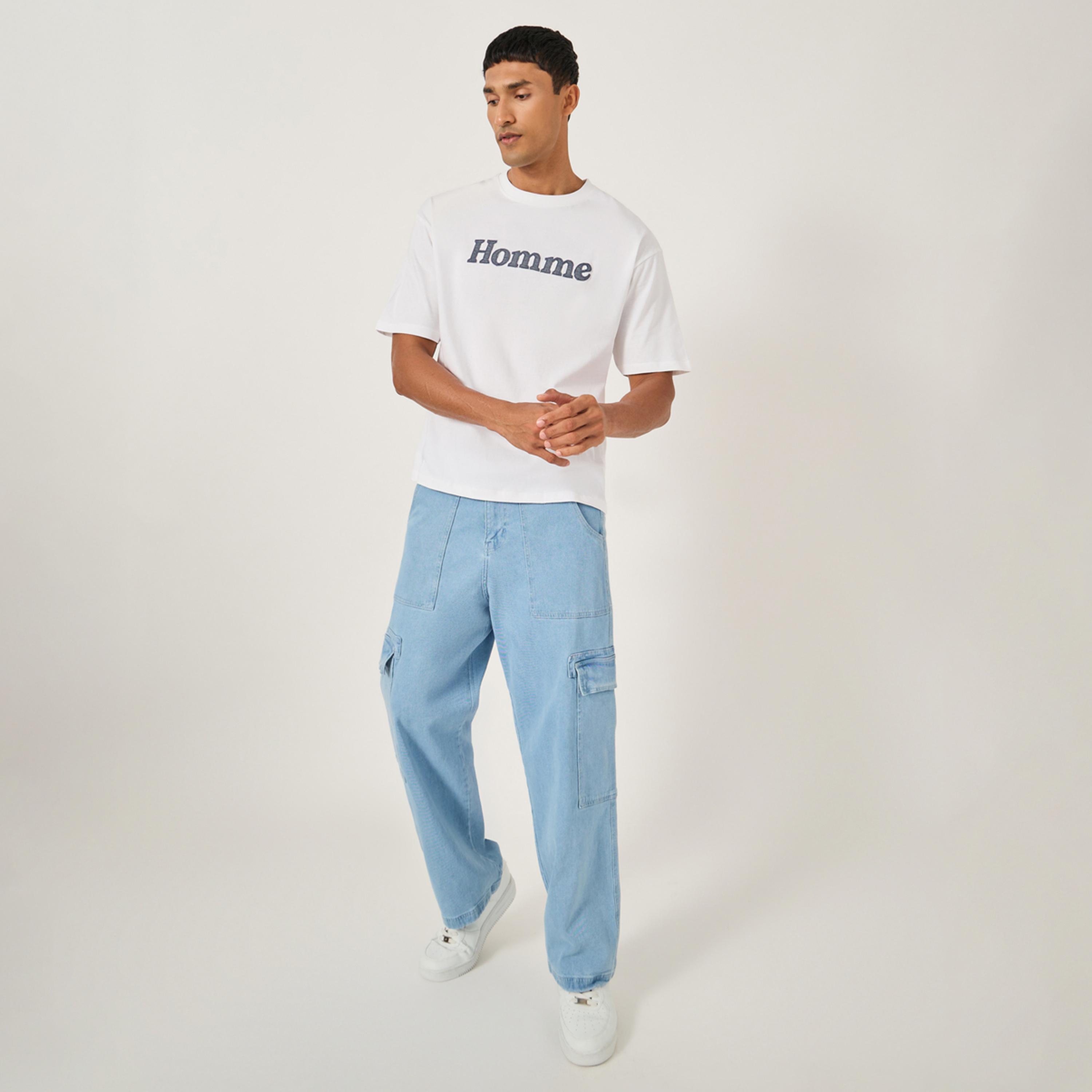 Styli Embroidered Oversized Round Neck T-Shirt-men-clothing-tshirtsandpolos-tshirts-image-2