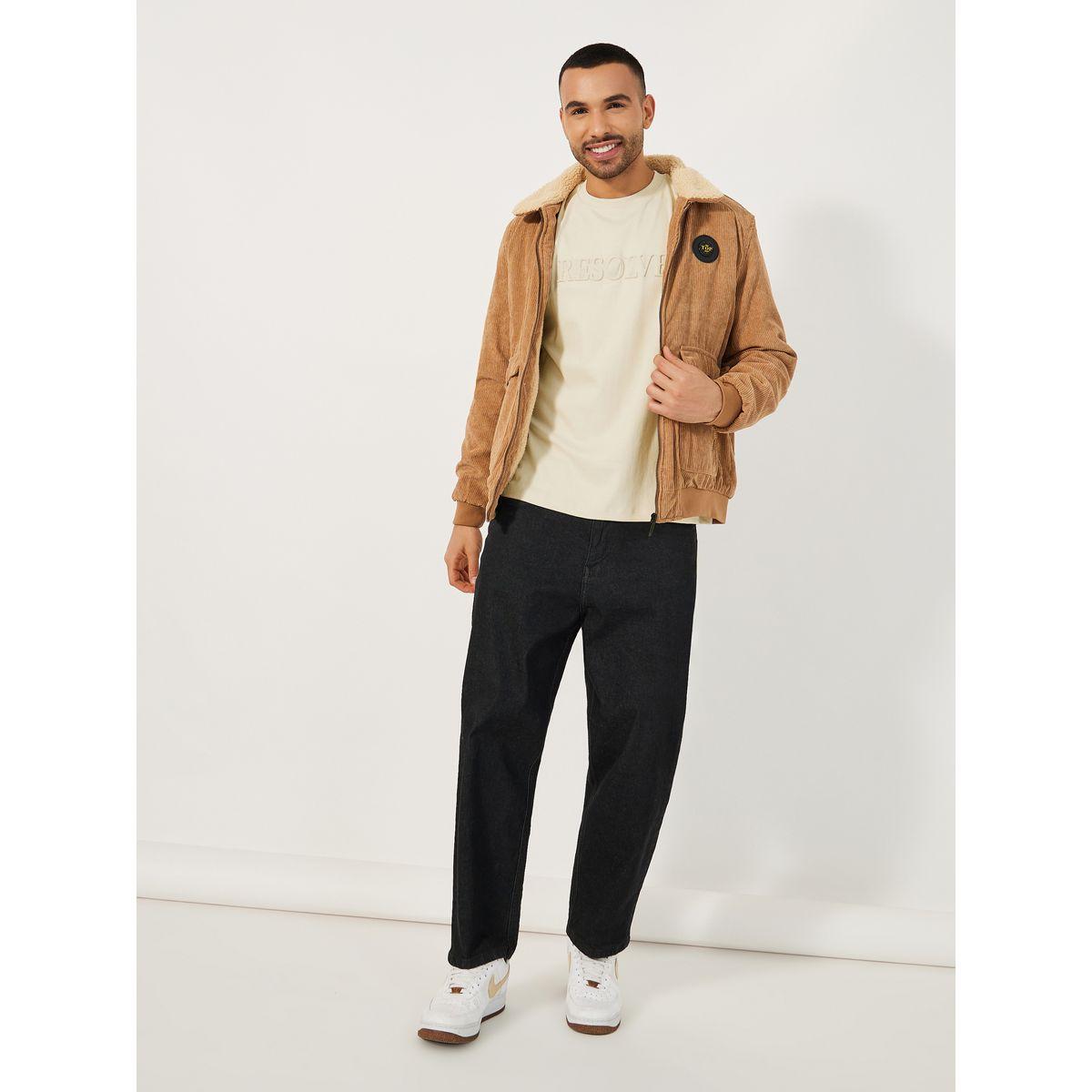 Styli Oversized Interlock Emboss Print T-Shirt-men-clothing-tshirtsandpolos-tshirts-image-2