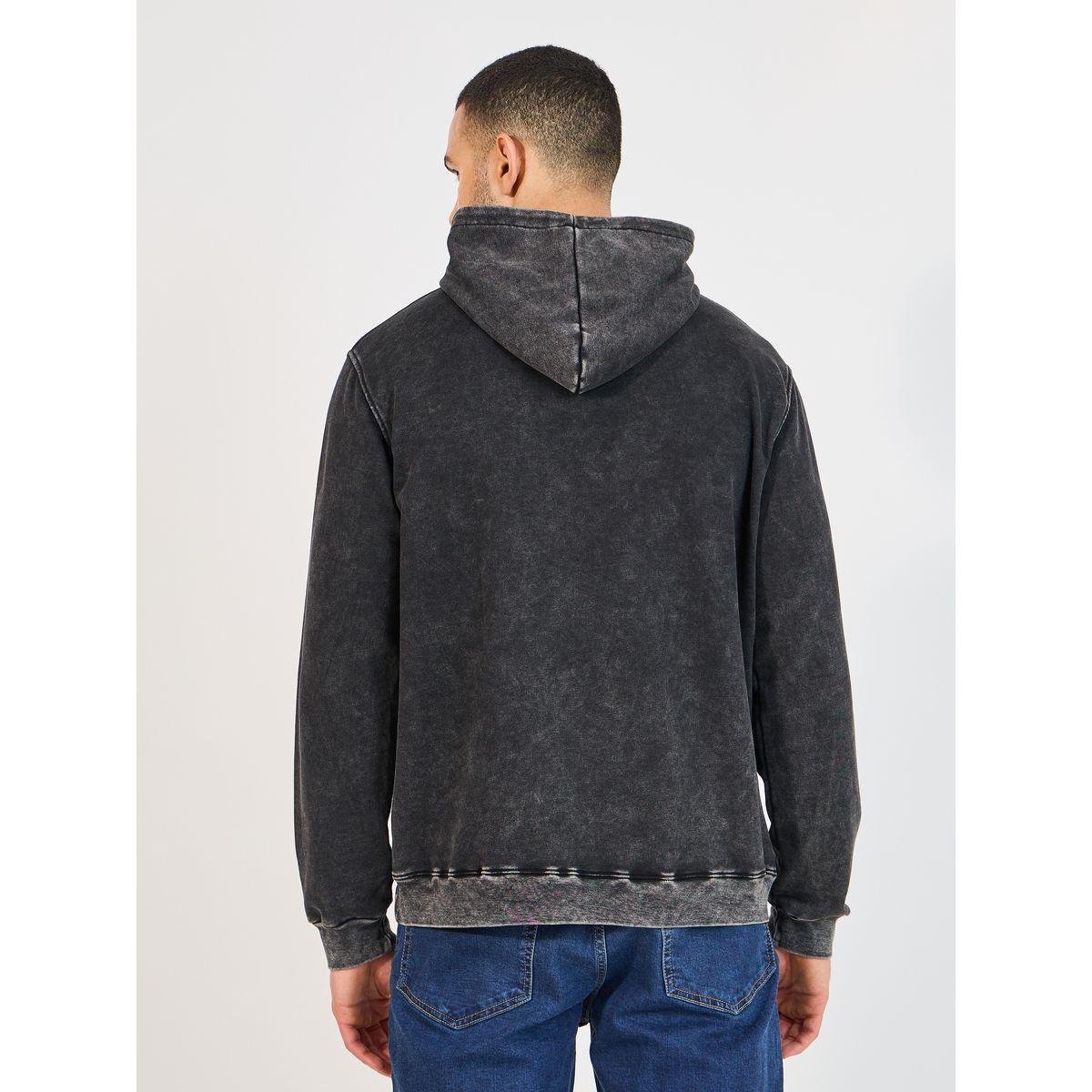 Styli Washed Oversized Hoodie with Kangaroo Pocket-men-winterwear-hoodiesandsweatshirts-image-4