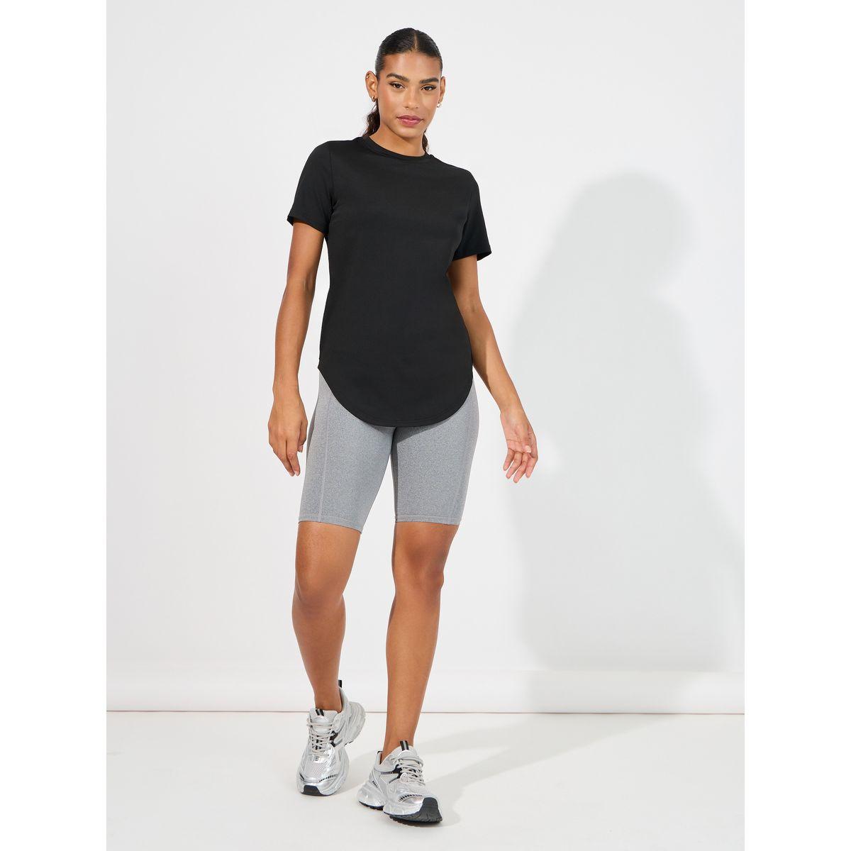 بلوزة مزينة بفتحات مع أكمام قصيرة-women-clothing-sportswearandactivewear-tshirtsandvests-image-2