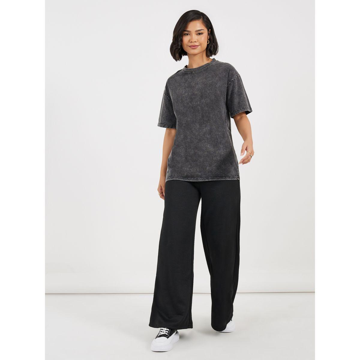 تيشيرت بطبعة تاي داي مع أكمام قصيرة-women-clothing-tshirts-image-2