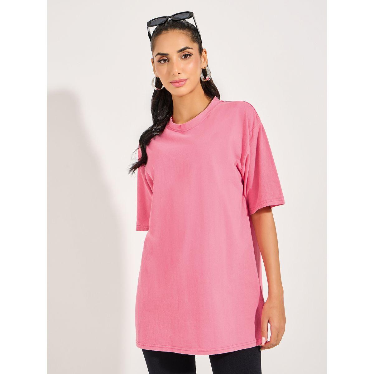 Styli Oversized Dropped Shoulder T-Shirt-women-clothing-tshirts-image-1