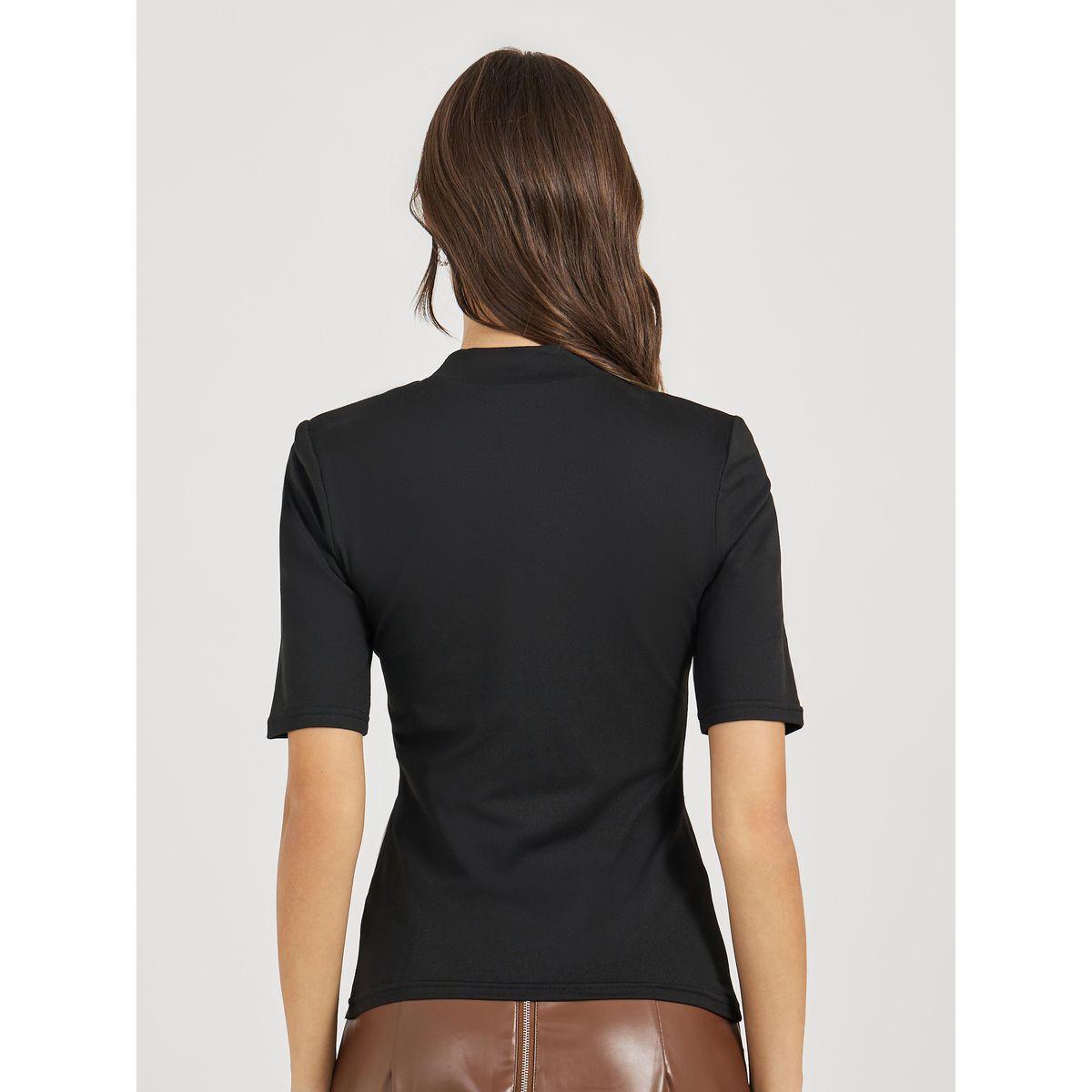 Styli High Neck Padded Shoulder Fitted T-Shirt-women-clothing-tshirts-image-5