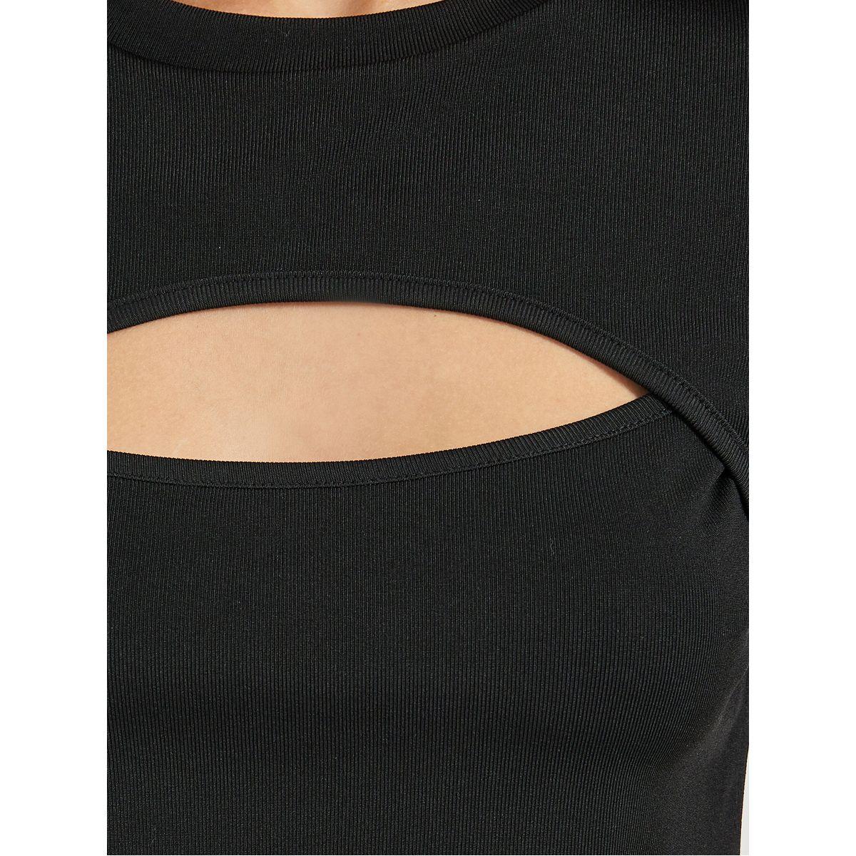 Styli Cut-Out Detail Fitted T-Shirt-women-clothing-tshirts-image-4