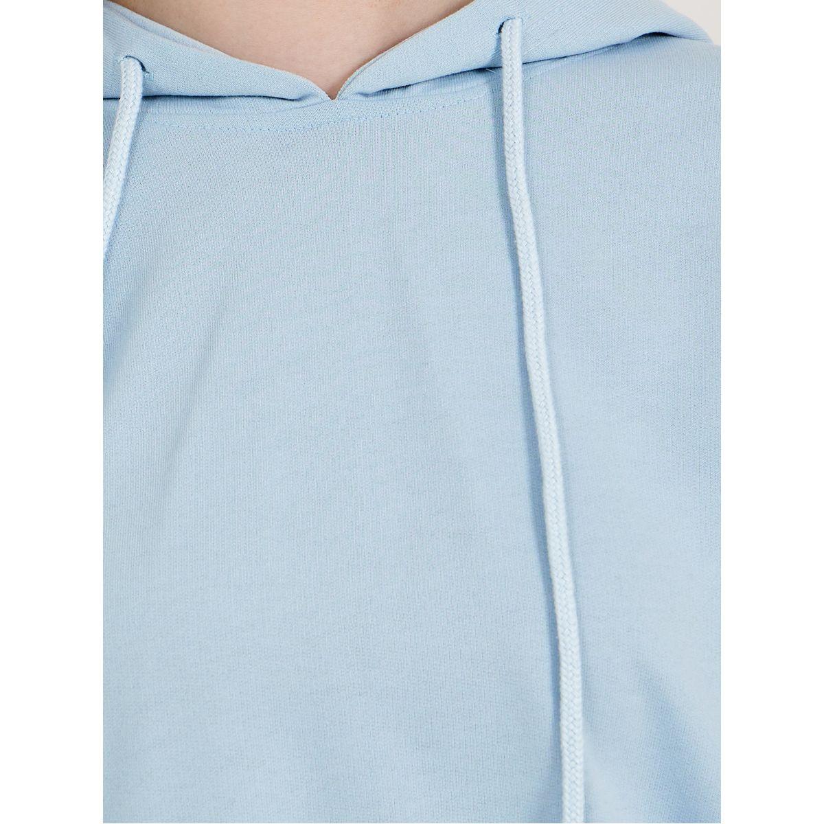 Solid Regular Fit Hoodie and Joggers with Drawstring Co-Ords-women-clothing-coordsets-image-4