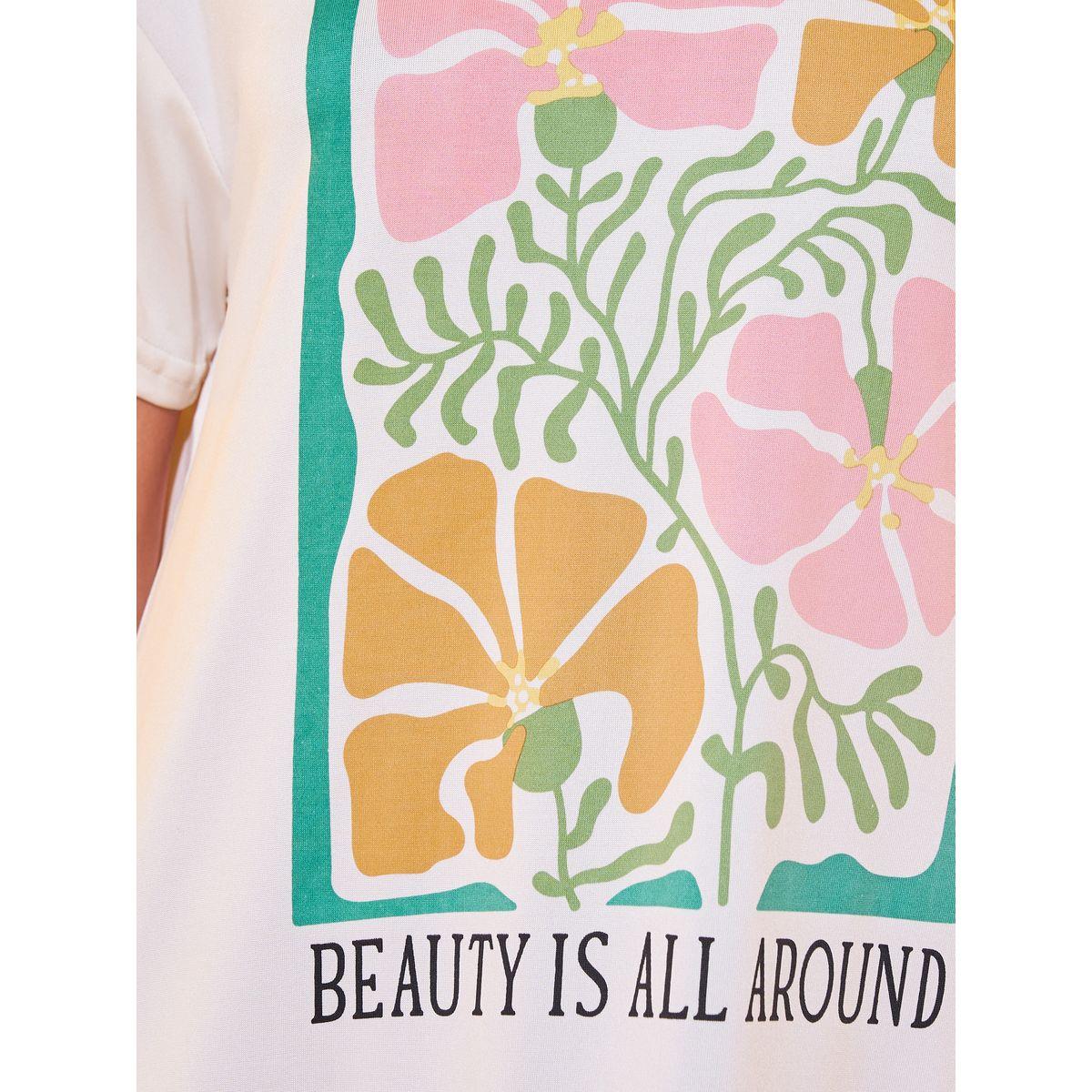 تيشيرت فضفاض بطبعة زهور-women-clothing-tshirts-image-4
